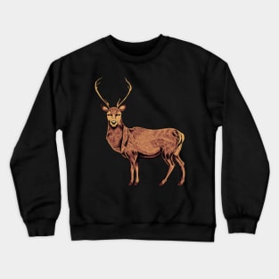 Drawing of a deer Crewneck Sweatshirt